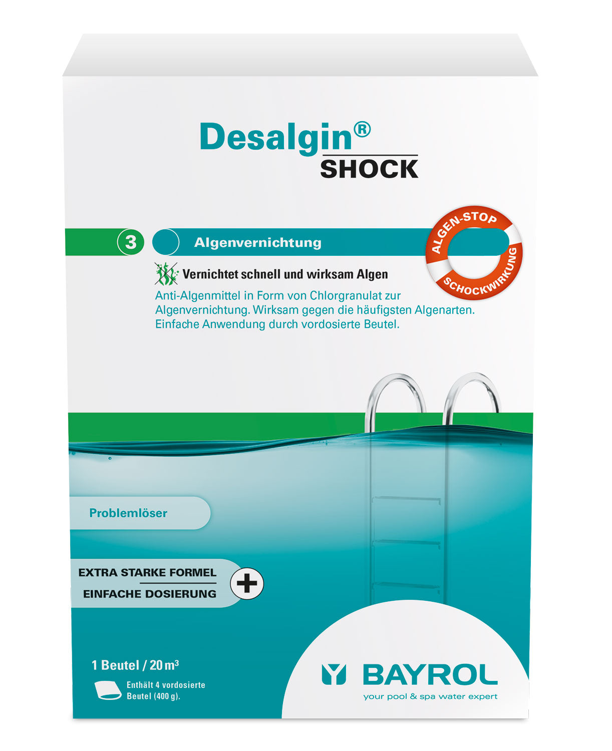 Bayrol Desalgin SHOCK 1,6 kg - Pool Me Up
