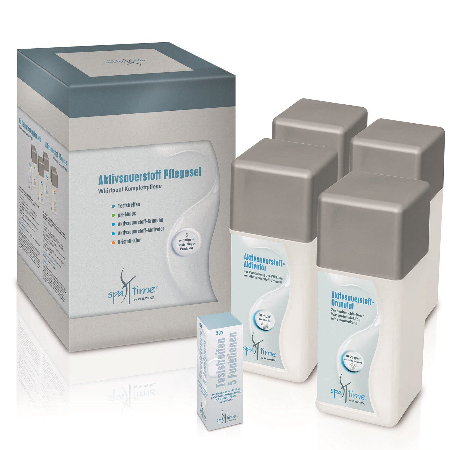 SpaTime Aktivsauerstoff Pflegeset 4,6 kg - Pool Me Up