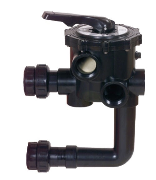Astral 6-Wege-Ventilsatz 1 1/2" unverklebt schwarz - Pool Me Up