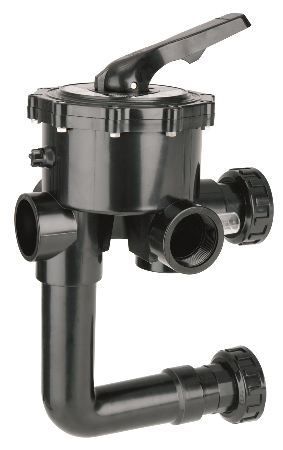 Astral 6-Wege-Ventilsatz 2" unverklebt schwarz - Pool Me Up