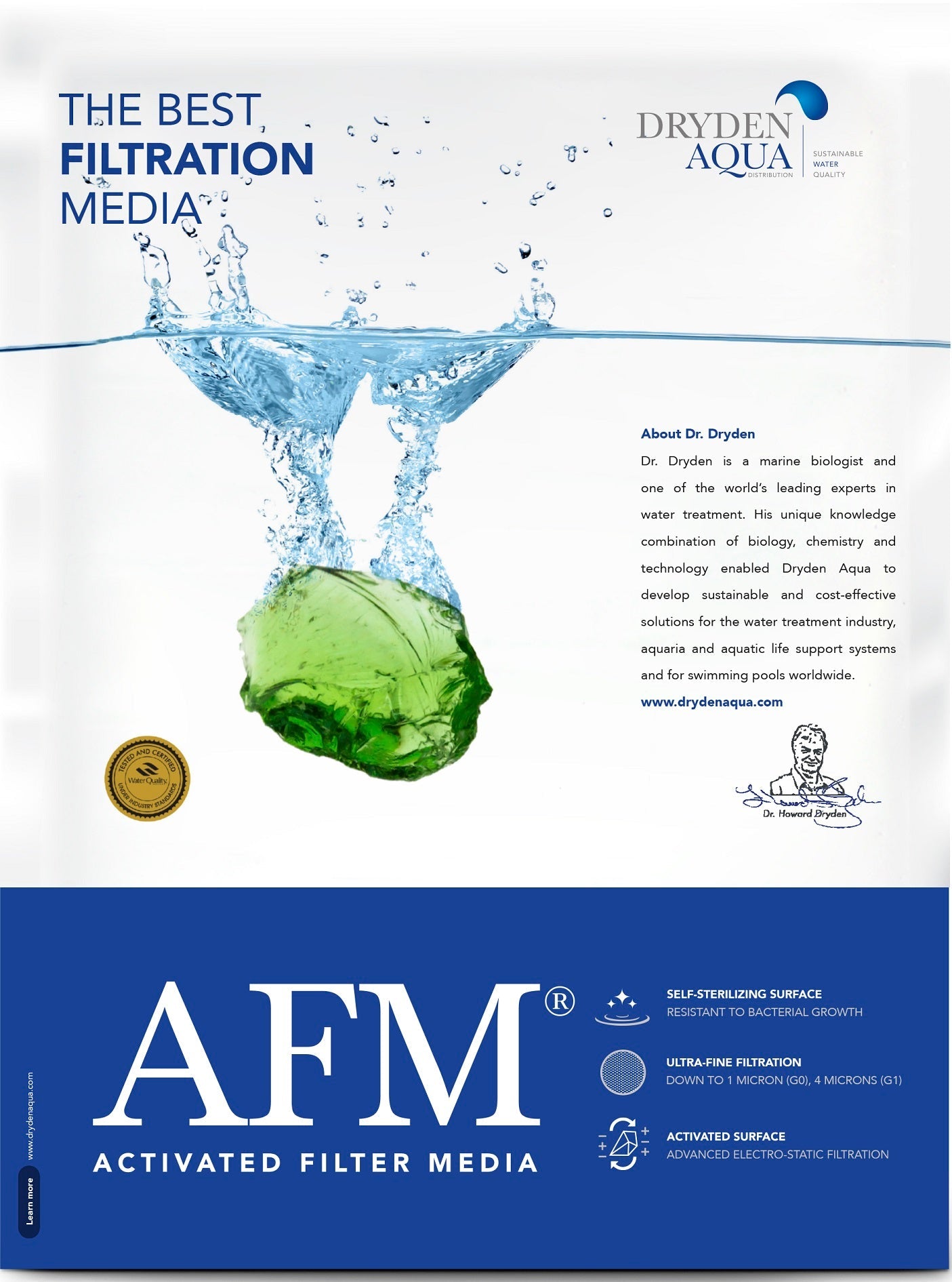 AFM Korn 3 - Sack à 21kg / 2,0 - 4,0mm 400 STK - Pool Me Up