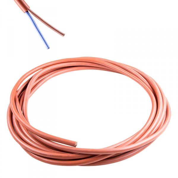 Kabel Silikon 2x2,5mm2 d 11.0mm rot - Pool Me Up