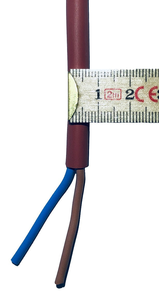 Kabel Silikon 2 x 1.5 mm2, rot, d 7,6mm - Pool Me Up