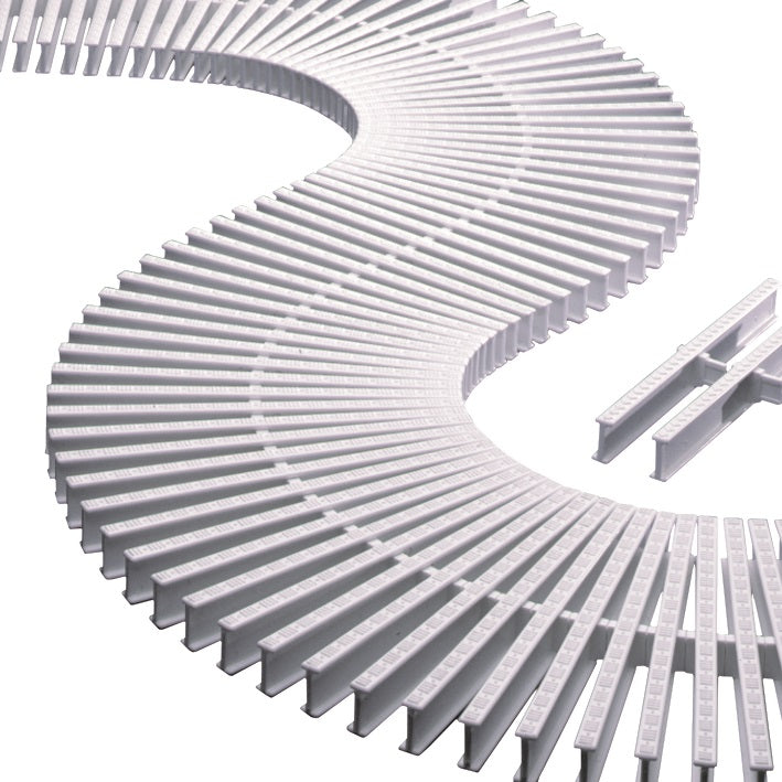 Astral Gitterstab PP weiss, B=245mm, H=22mm - Pool Me Up