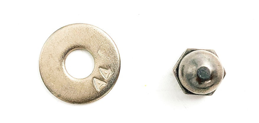 Hutmutter mit U/Scheibe M6 V4Af. DN 40/DN50 Besgo - Pool Me Up