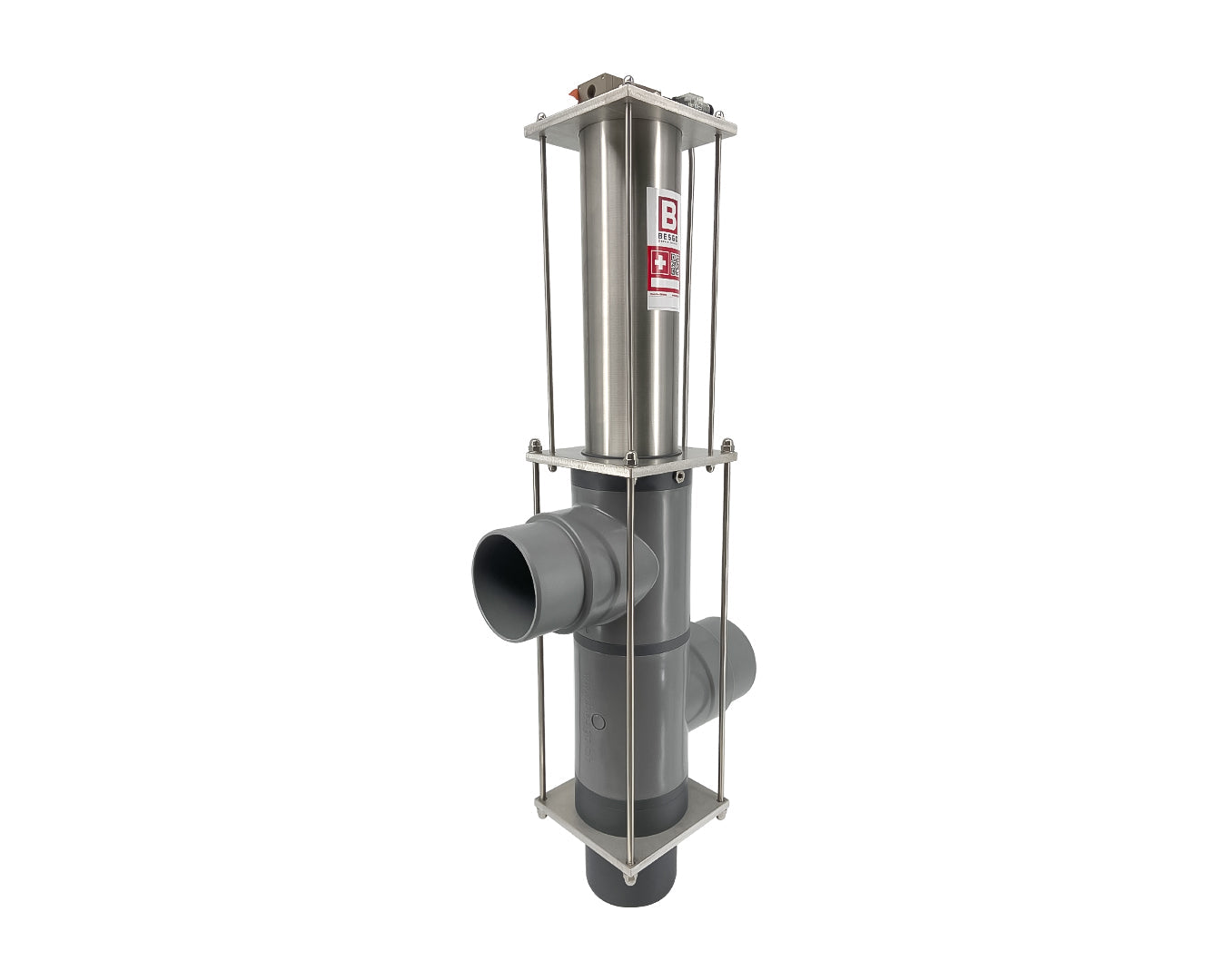 Besgo DN125/d140mm 3-Wegevent. WASSER-/LUFTDRUCK - Pool Me Up