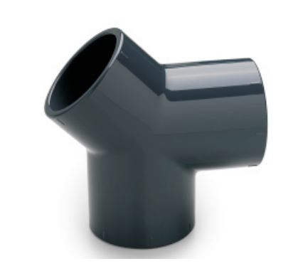 Y-Stück 75x75x75mm mit Klebemuffe - Pool Me Up