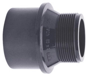 Uebergangsnippel 50 x 1 1/2" AG rund - Pool Me Up