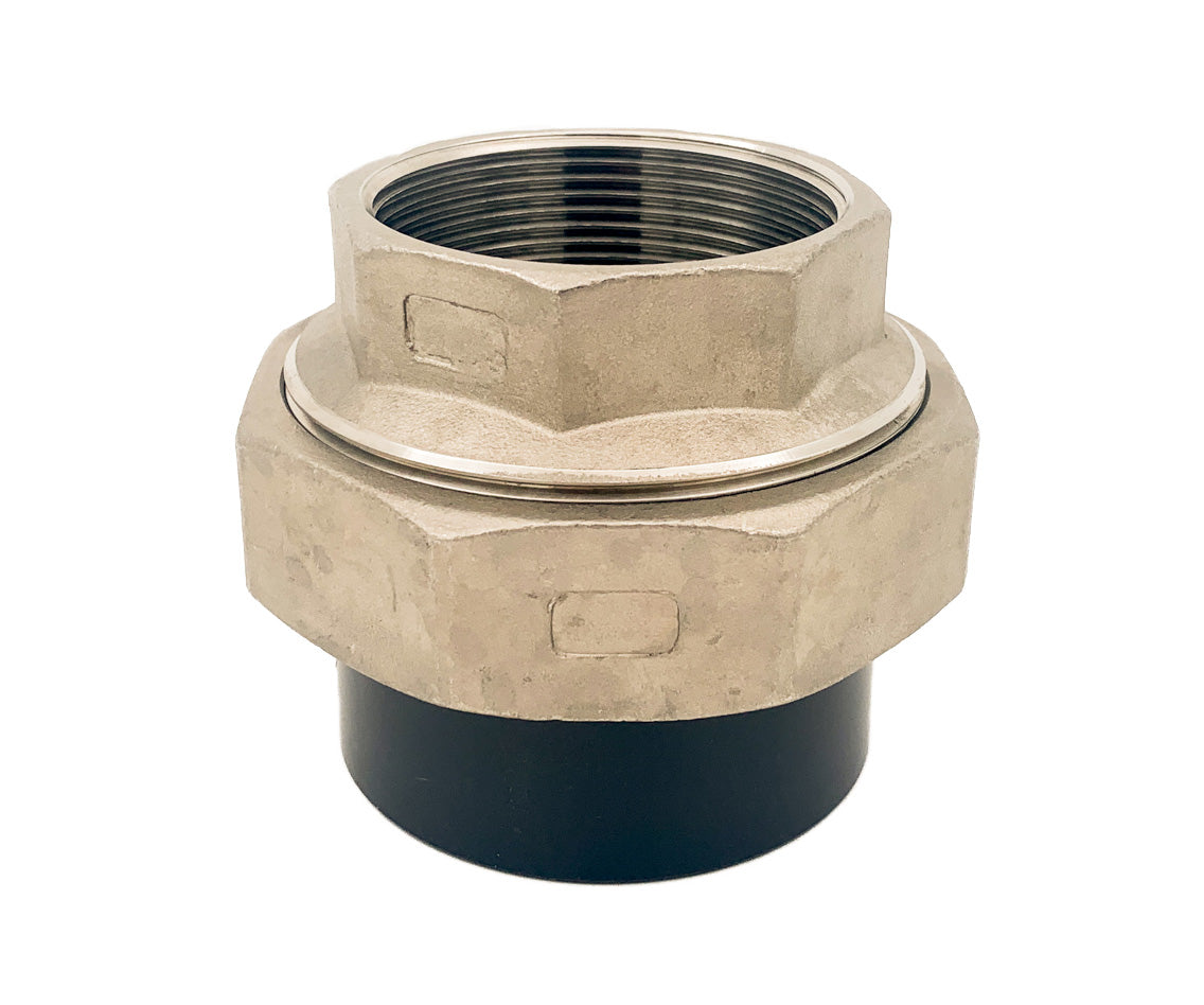 Übergangsverschraubung PVC-V4A 63 x 2" IG - Pool Me Up