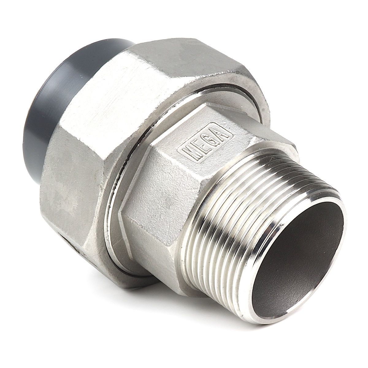 Übergangsverschraubung PVC-V4A 25 x 3/4" AG - Pool Me Up