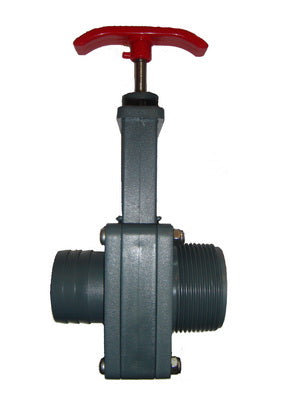 Absperrschieber 1 1/2" AG x Schlauchtülle NW 38 - Pool Me Up