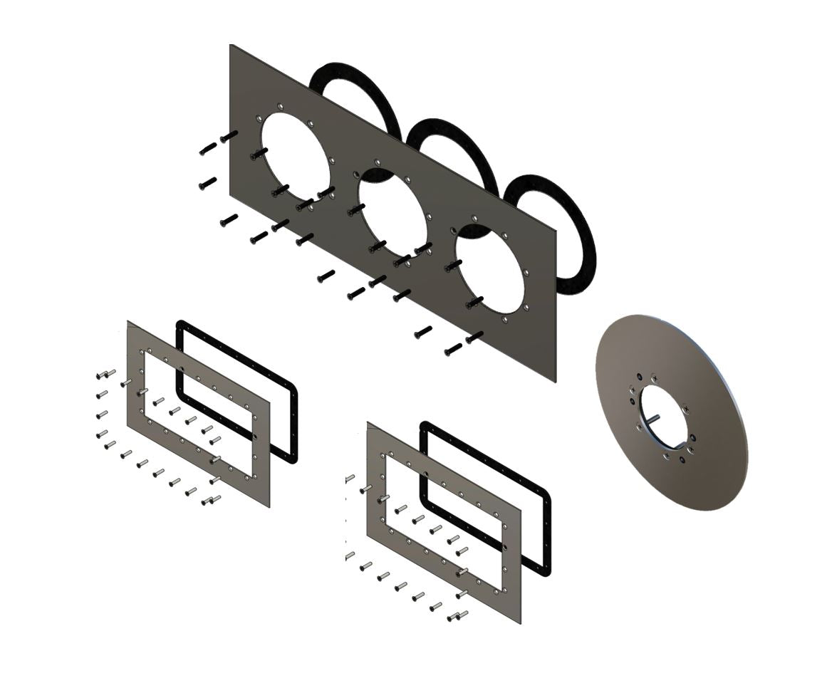 UWE Flanschsatz komplett für Streichfolie - Pool Me Up