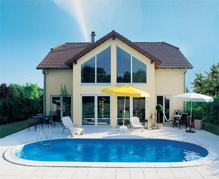 Sunny Pool Ovalformbecken 7,37 x 3,60 x 1,50m - Pool Me Up