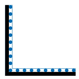 Verbundblech, Innenwinkel 50 x 50 x 2000mm - Pool Me Up