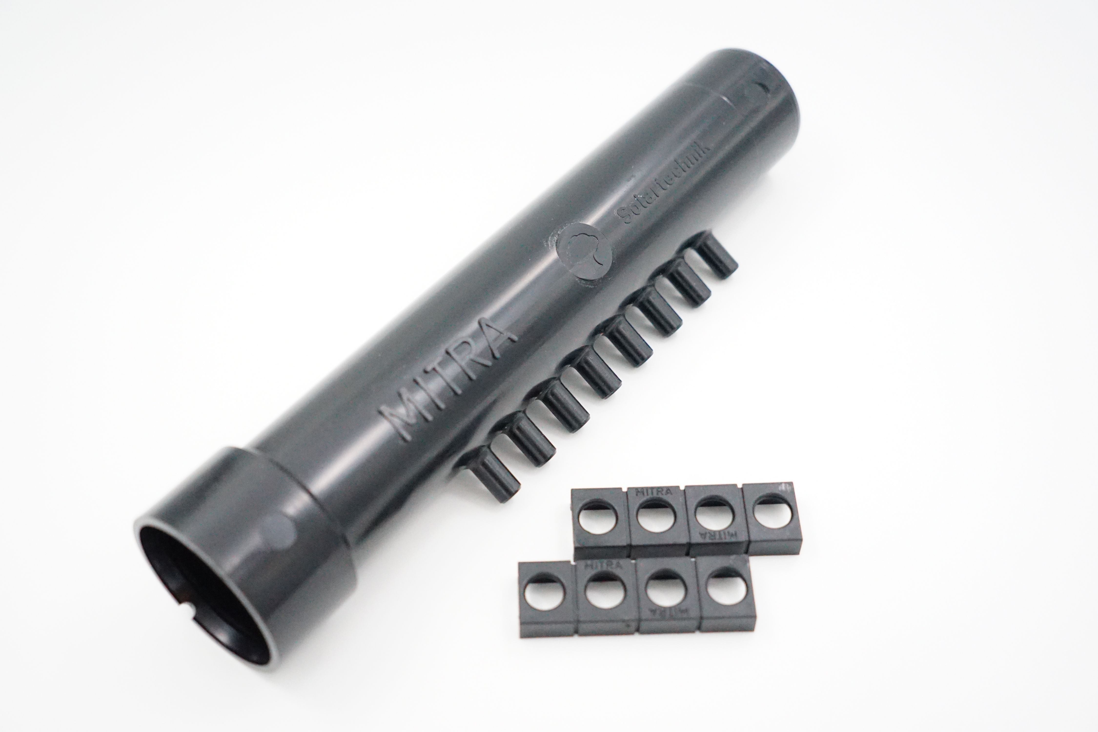 Mitras Sammelrohr 25cm d50 mit 2 Klemmplatten - Pool Me Up