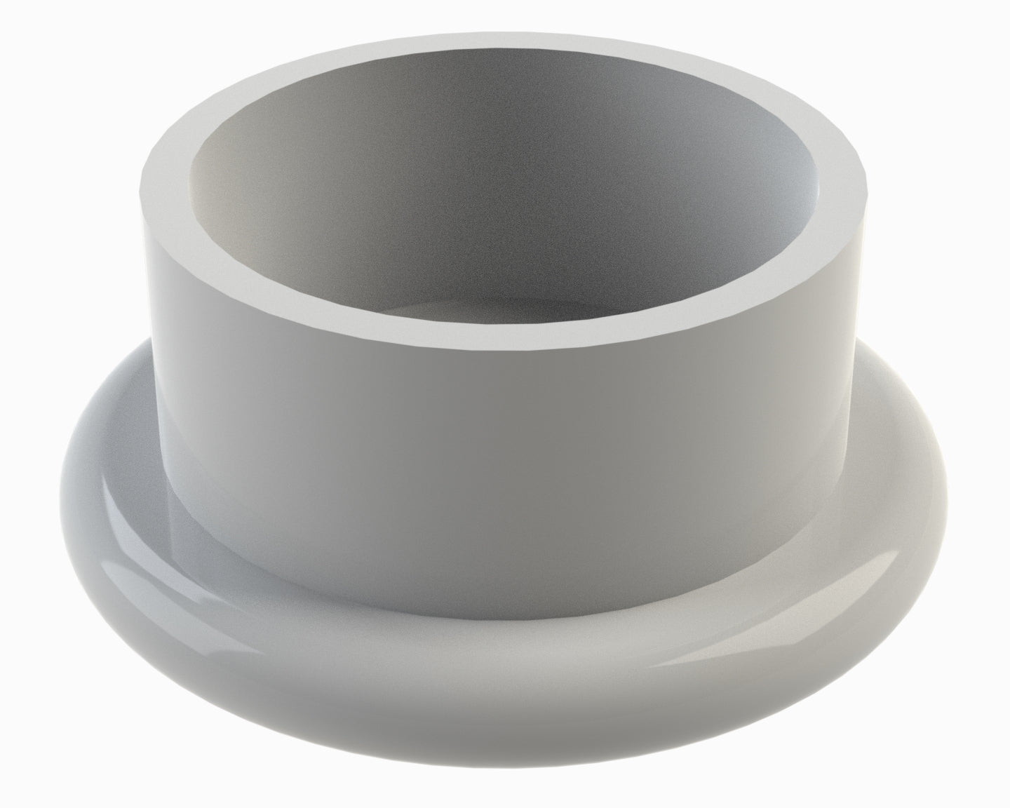 Eichenwald Kunststoffpuffer d40mm weiss - Pool Me Up