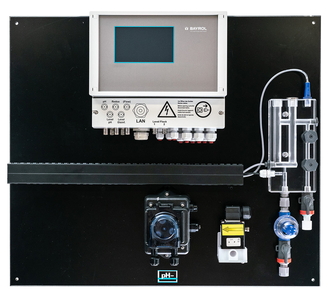 Poolmanager 4Plus pH/Redox PV mit 1 Stenner - Pool Me Up