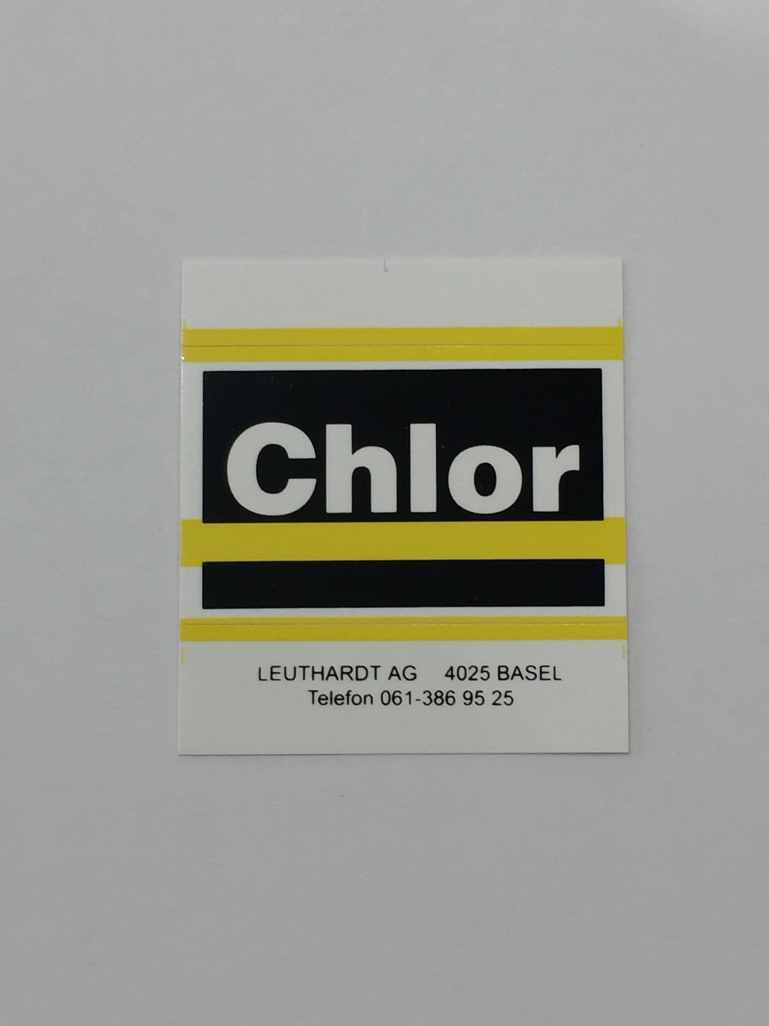 Aufkleber Chlor zu Mess- und Regeltechnik - Pool Me Up