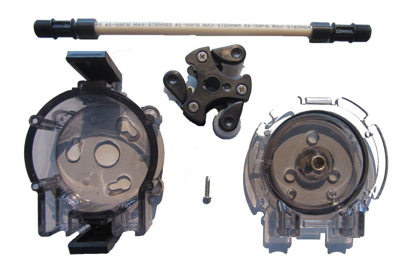 Stenner Dosierkopf Umbausatz auf Quickpro - Pool Me Up