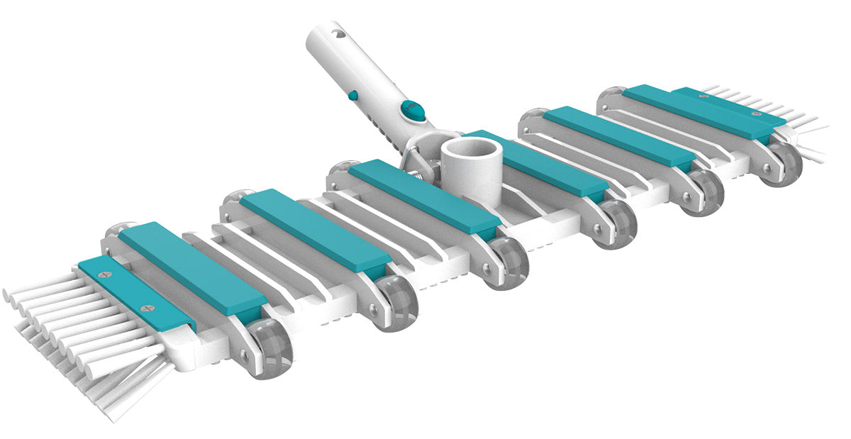 BAYROL Bodensauger rechteckig mit 12 Rollen und - Pool Me Up