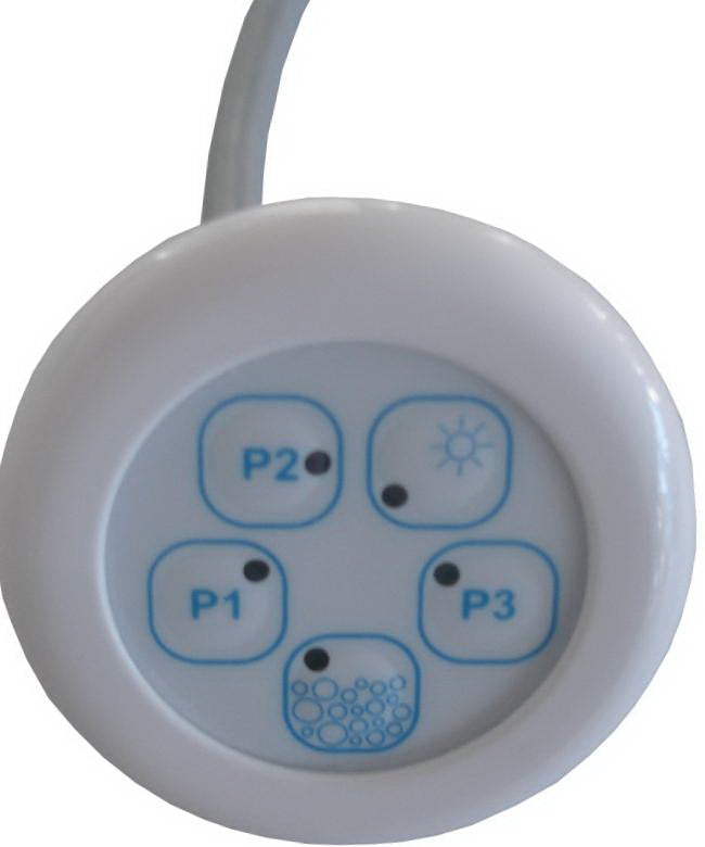 WP-Sensortaster mit 5 Funktionen und 5 LED's, - Pool Me Up