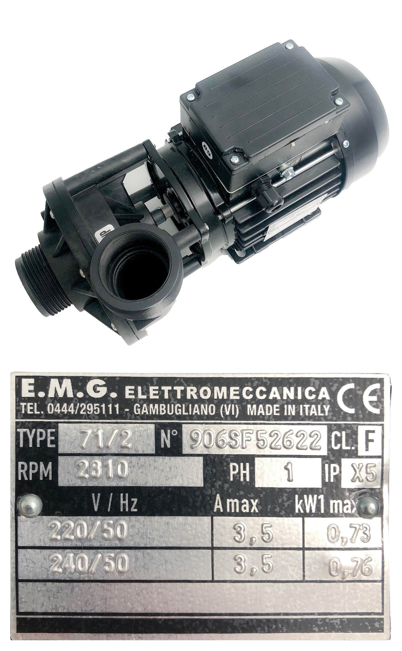 Filterpumpe 3/4 HP 0,75kW / 230V 50Hz - Pool Me Up