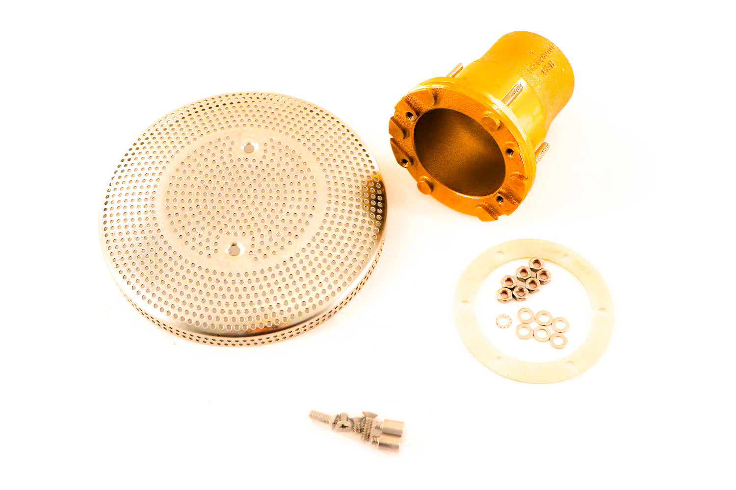 Ansaugfitting-BK 2" mit Blende d 200, poliert - Pool Me Up
