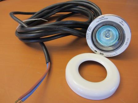 Mini-Scheinwerfer 50 W-12 V (GS), Farbe: weiss - Pool Me Up