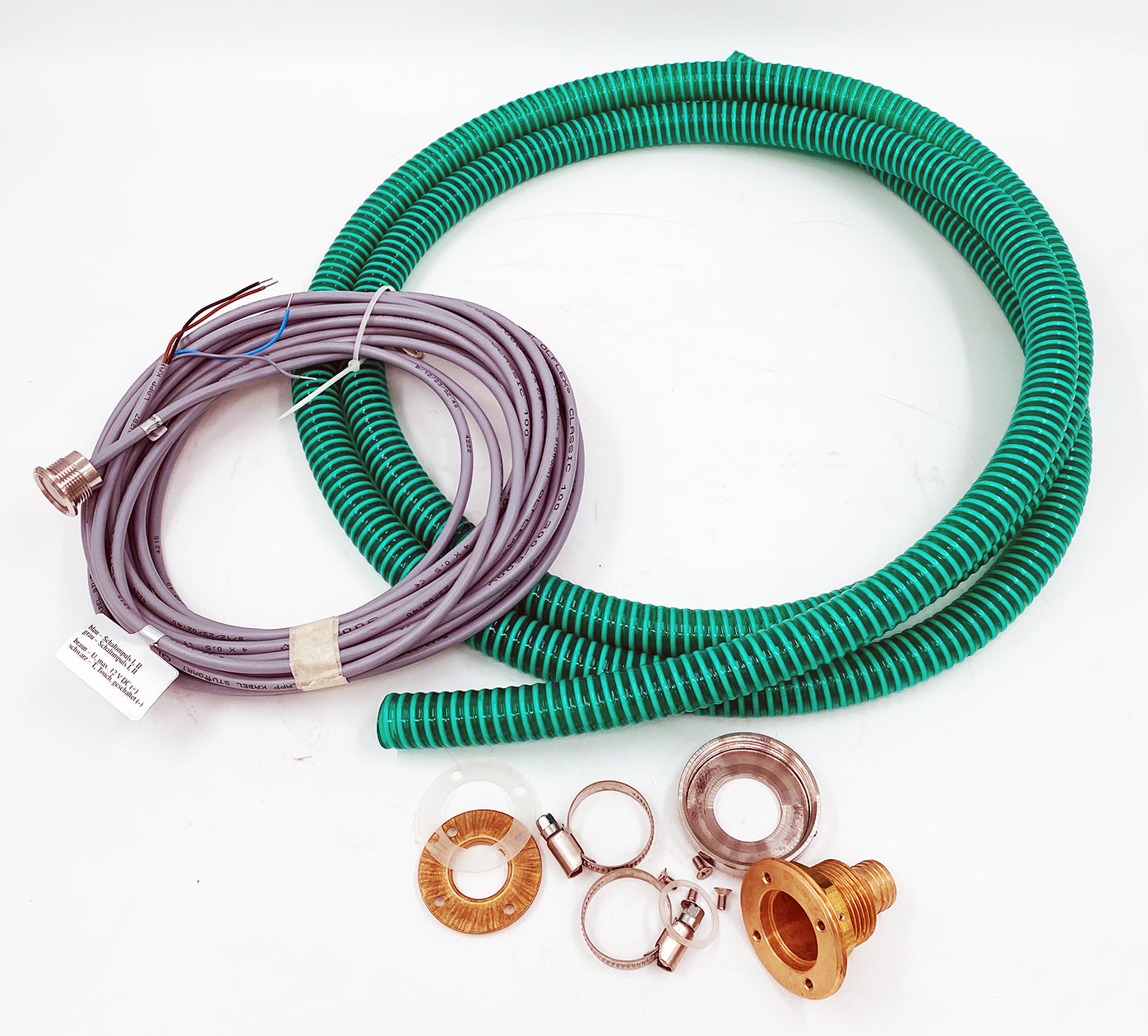 Piezotaster (LED grün), kompl., Edelstahl - Pool Me Up