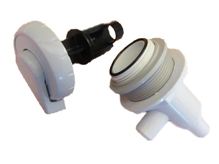 Absperrventil 3/4" SB x 3/4" SB lichtgrau - Pool Me Up