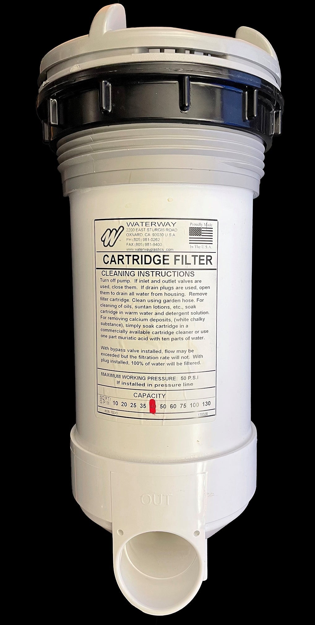 Skimmer 2", 35 Sq. Ft., grau - Pool Me Up