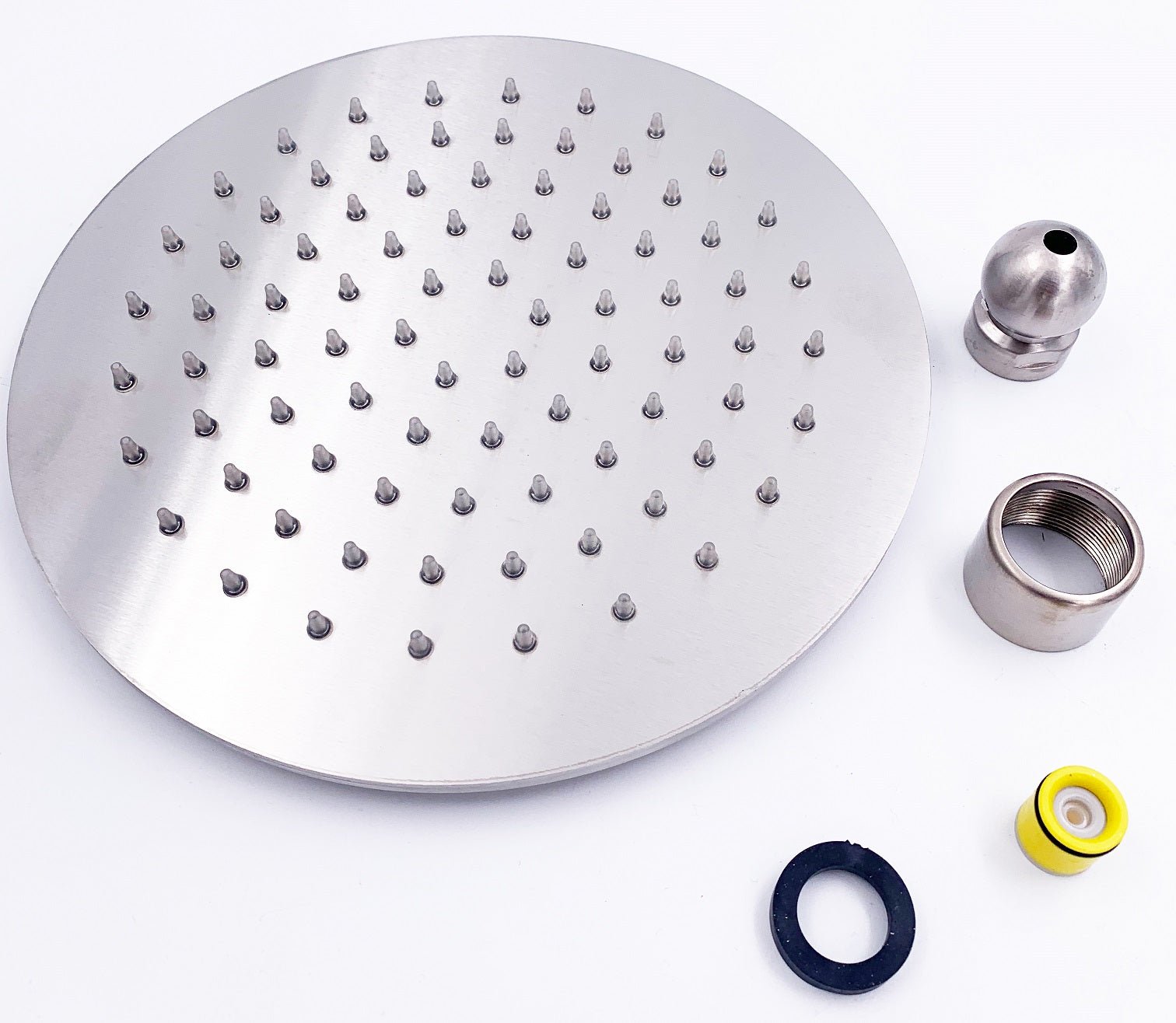 AMA Duschkopf aus Edelstahl d 200mm - 161220 - 4251228506829 - Pool Me Up