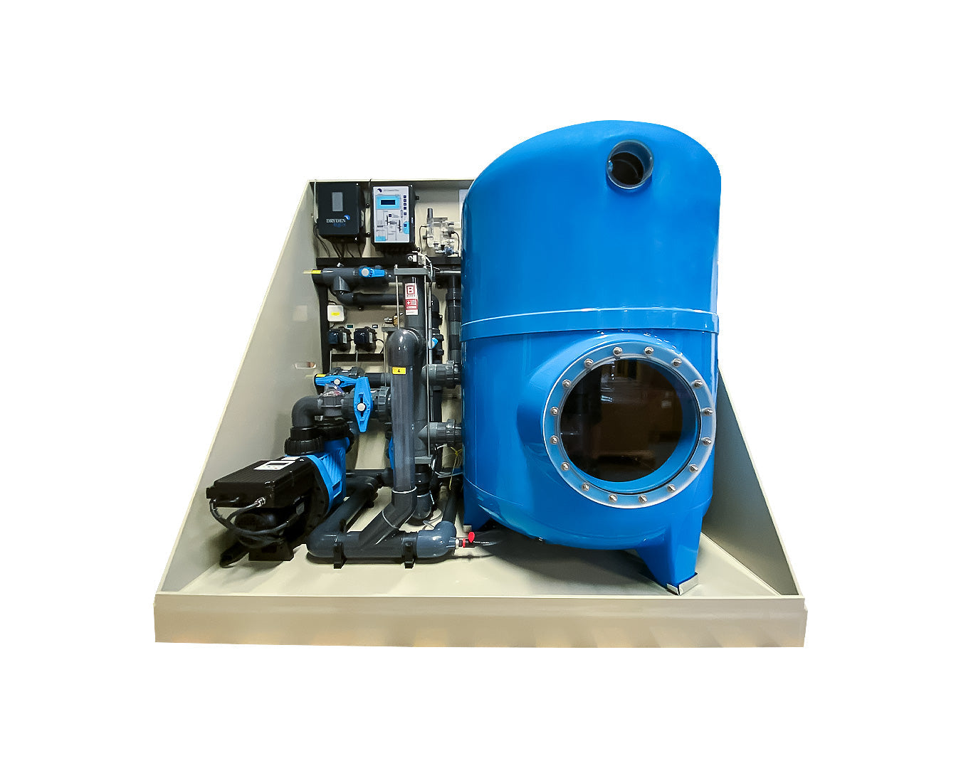 AS-DA-SY+ Anlage für Rinnenbecken mit AS Control - Pool Me Up