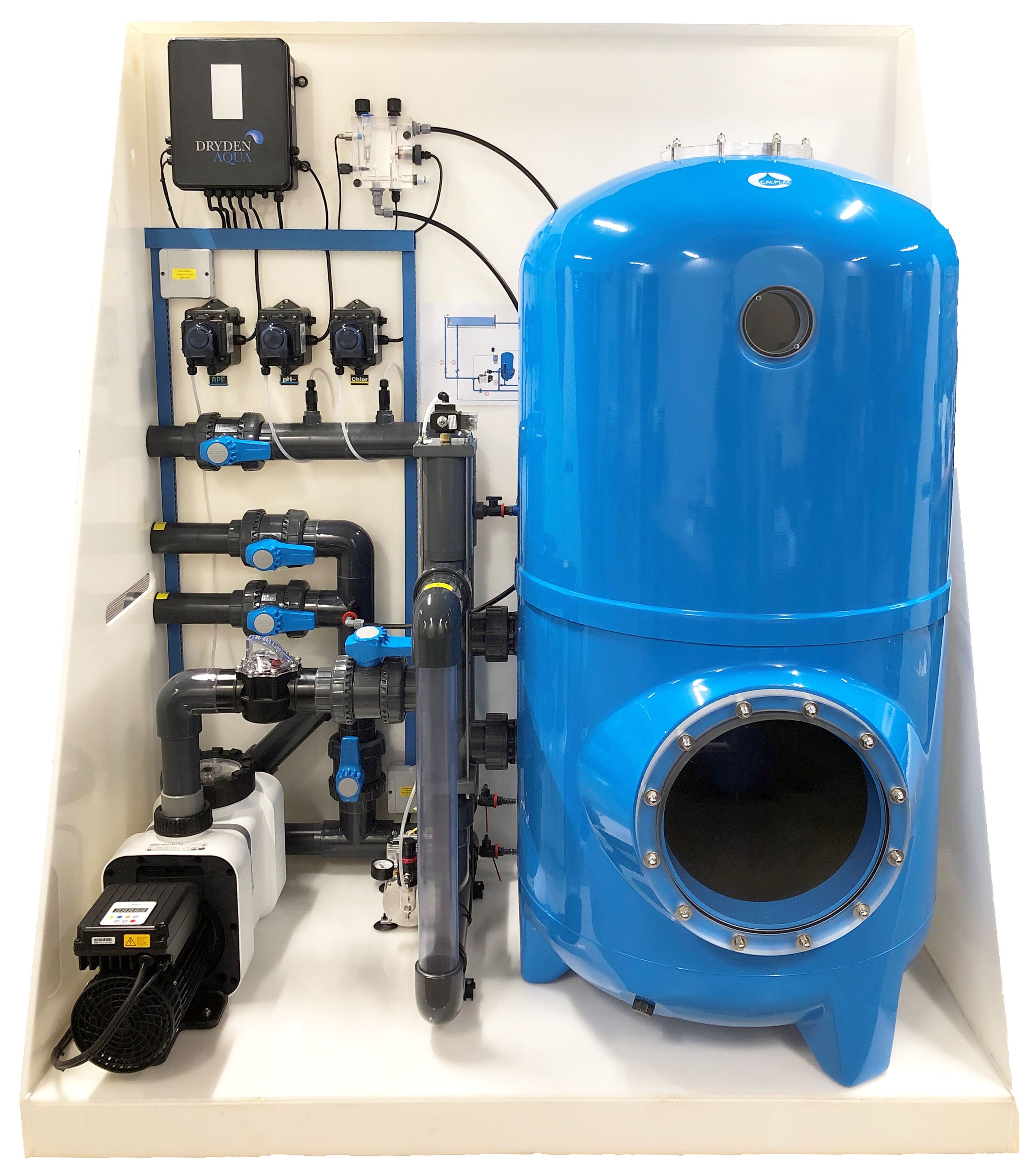 AS-DA-SY+ Komplettanlage für Skimmerbecken mit - Pool Me Up