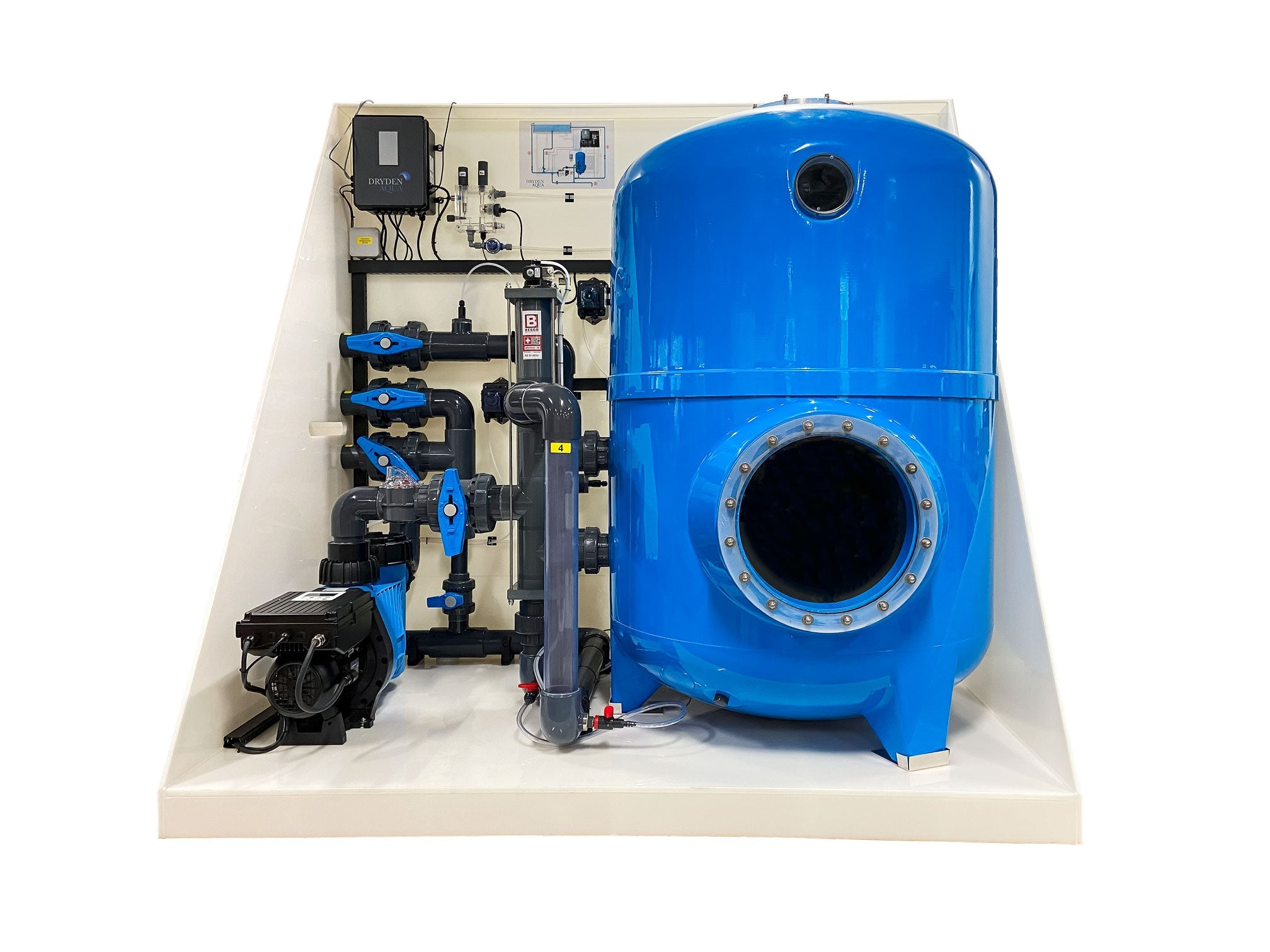 AS-DA-SY Komplettanlage für Skimmerbecken mit - Pool Me Up