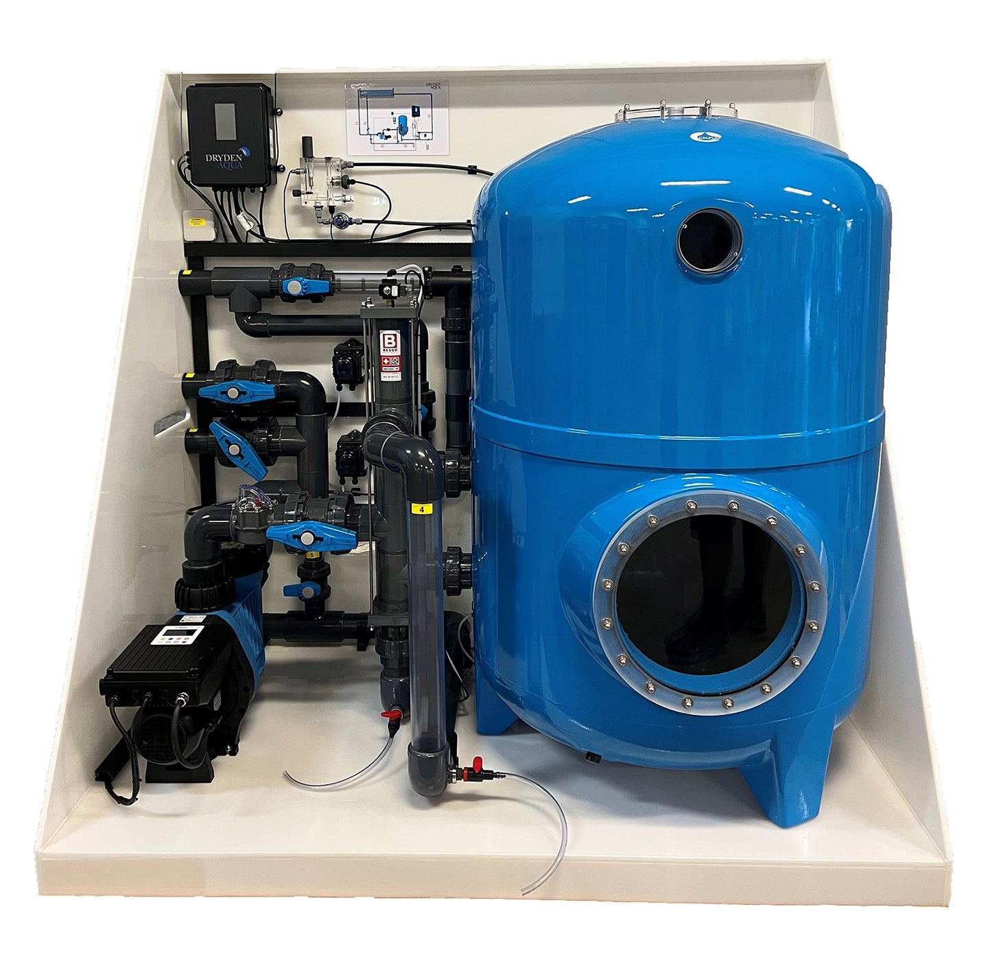 AS-DA-SY+ Komplettanlage für Skimmerbecken mit - Pool Me Up