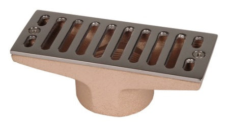 Allfit Rinnenablauf Rotguss 160x65mm senkrechter - Pool Me Up