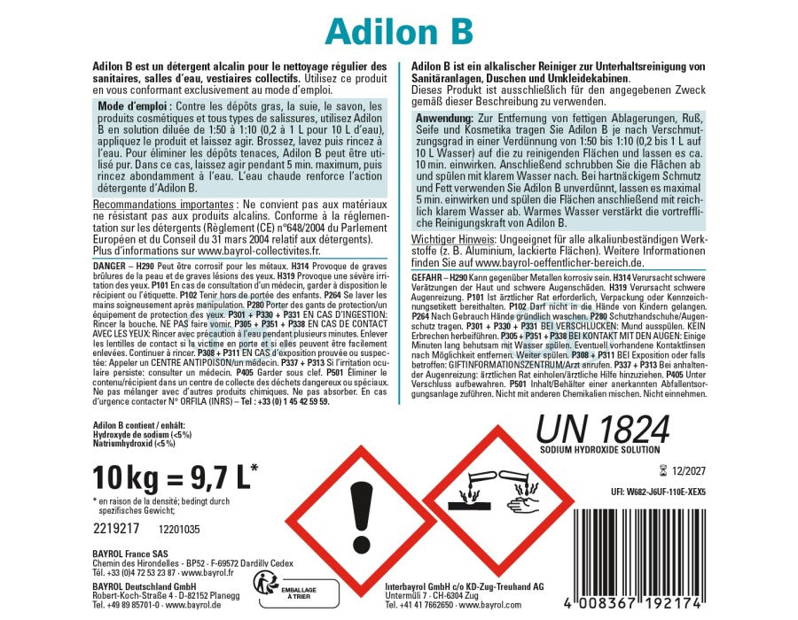 Bayrol Adilon B 10 kg - Pool Me Up