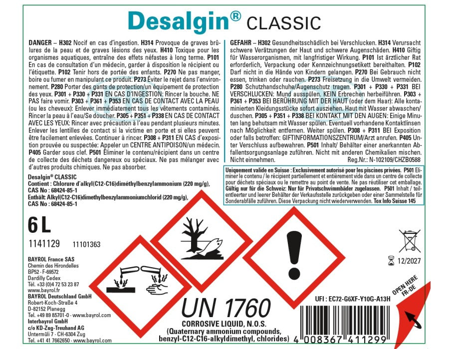 Bayrol Desalgin CLASSIC 3 l - Pool Me Up