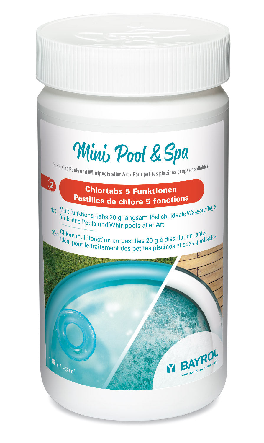 Bayrol Mini Pool & Spa Chlortabs 5 Funktionen 1 kg - Pool Me Up