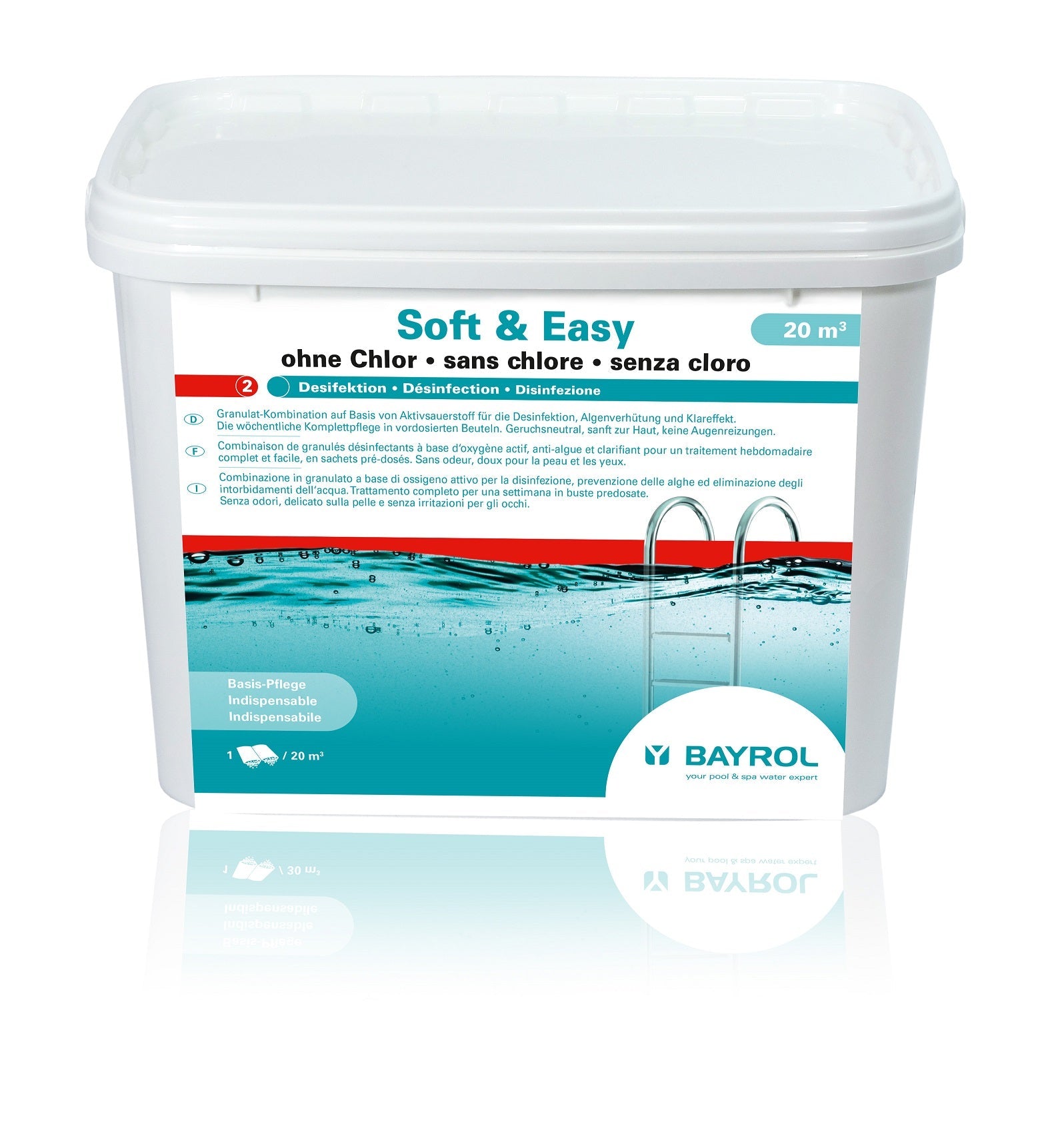 Bayrol Soft & Easy 20m3 / 4,48 kg, 16 Doppelbeutel - Pool Me Up