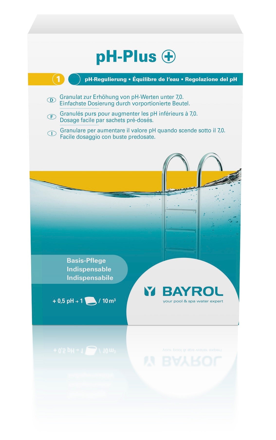 Bayrol pH-Plus 1,5 kg - 3 Dosierbeutel à 500 g - Pool Me Up