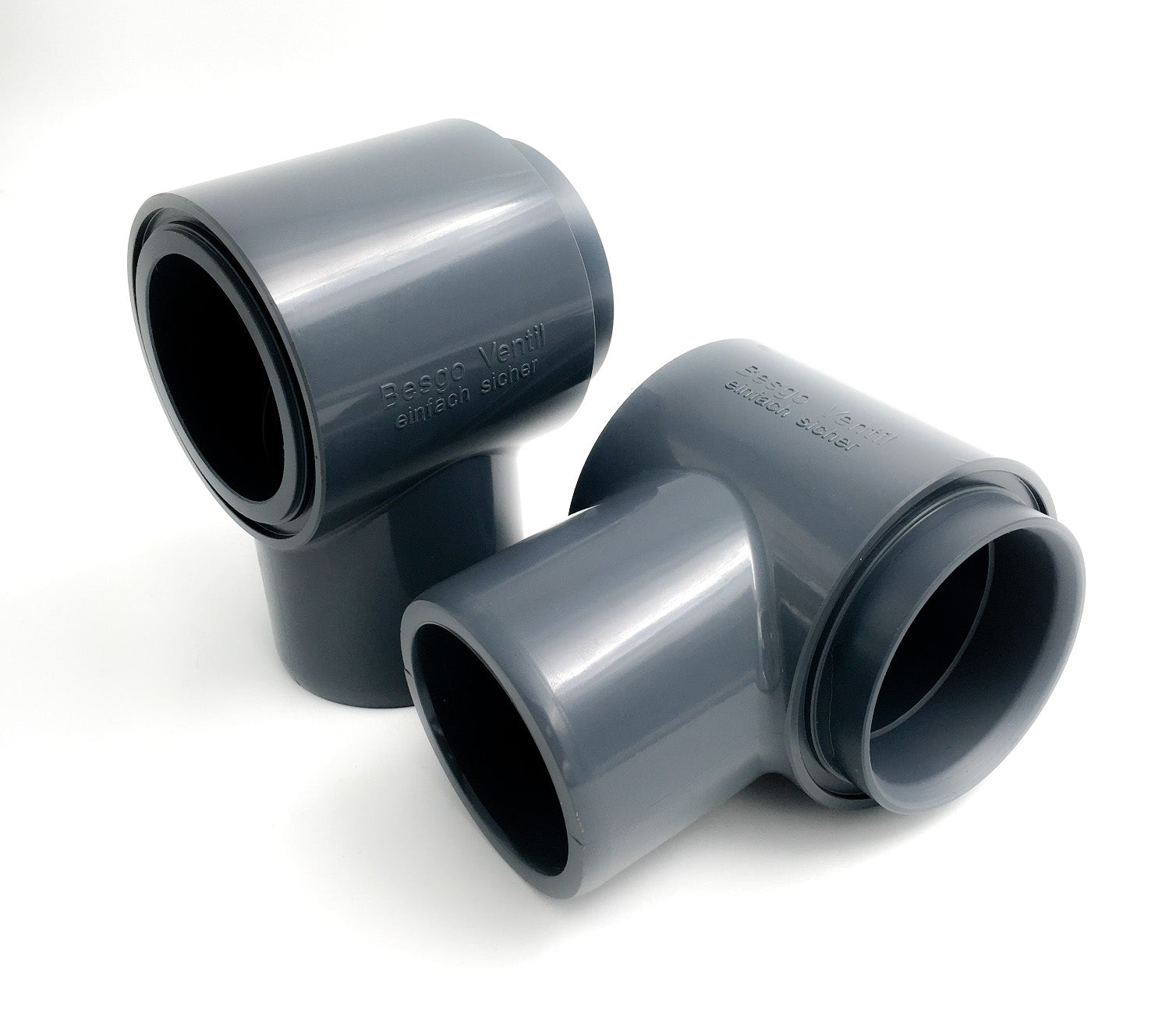 Besgo T-Stück T-40 bearb. für DN 50-140 geklebt - Pool Me Up