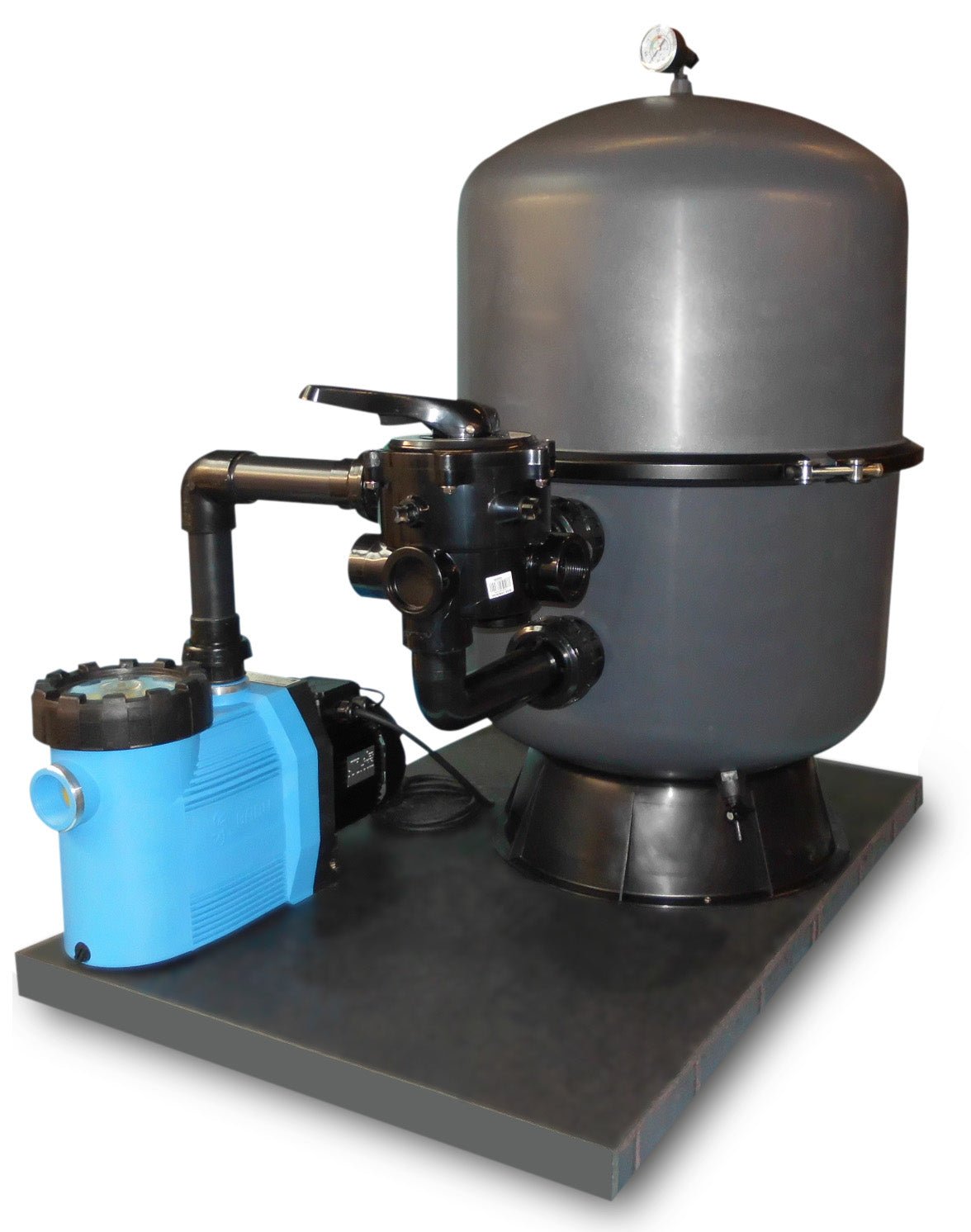 Bilbao Filteranlage d500mm anthrazit - 041164 - 4251228505747 - Pool Me Up