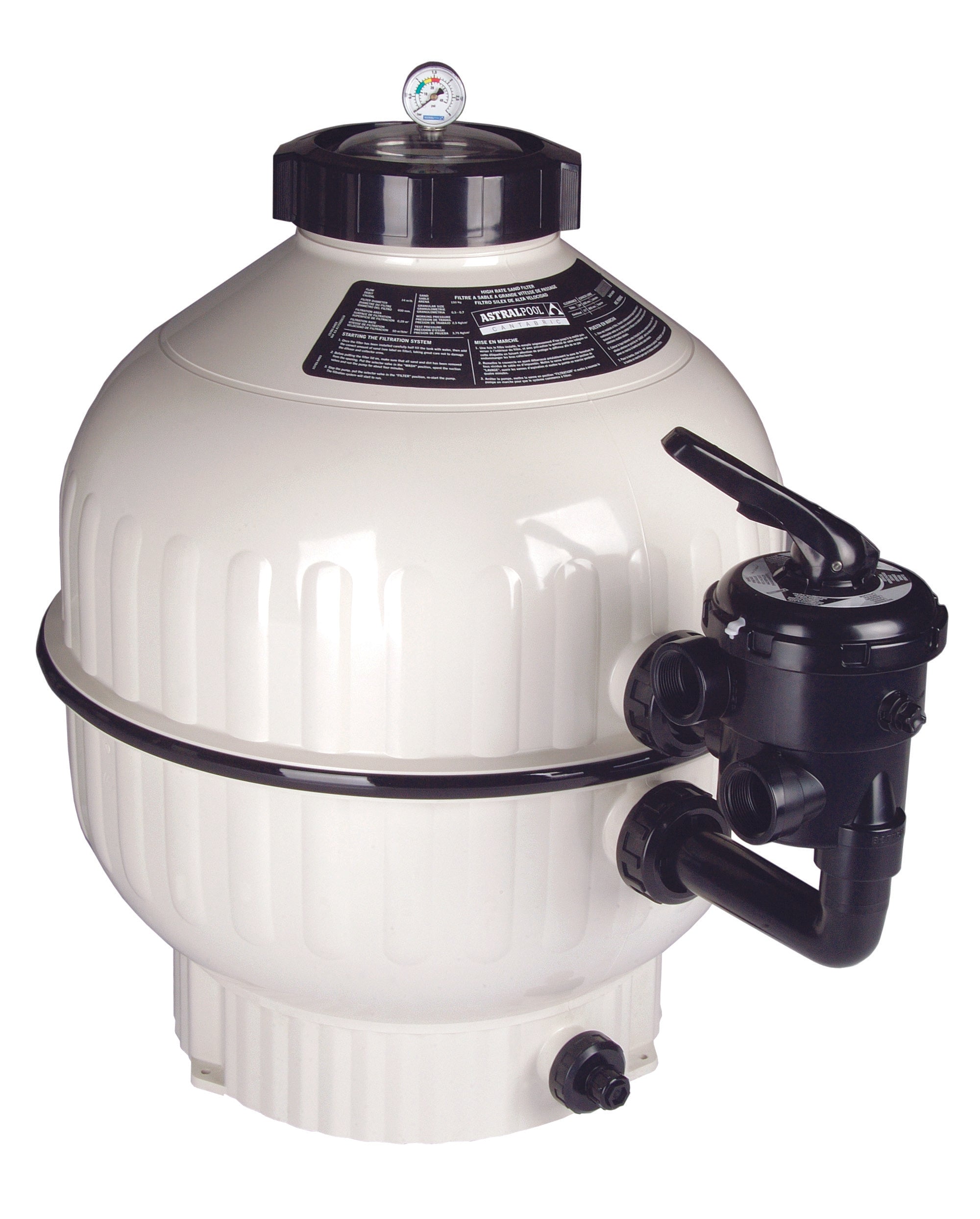 Cantabric Filter d 500 mm, H=900mm weiss - Pool Me Up