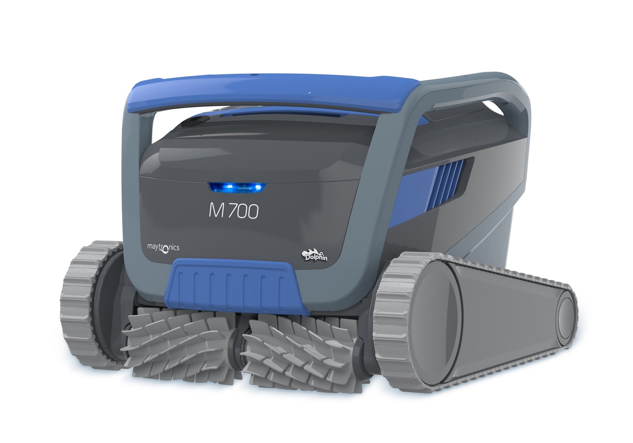 Dolphin M700 mit Caddy, Kombi-Bürsten grau - Pool Me Up