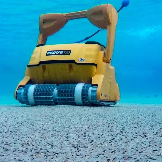 Dolphin Wave 100 mit Caddy, Wunderbürsten - 101039 - 7290018512609 - Pool Me Up