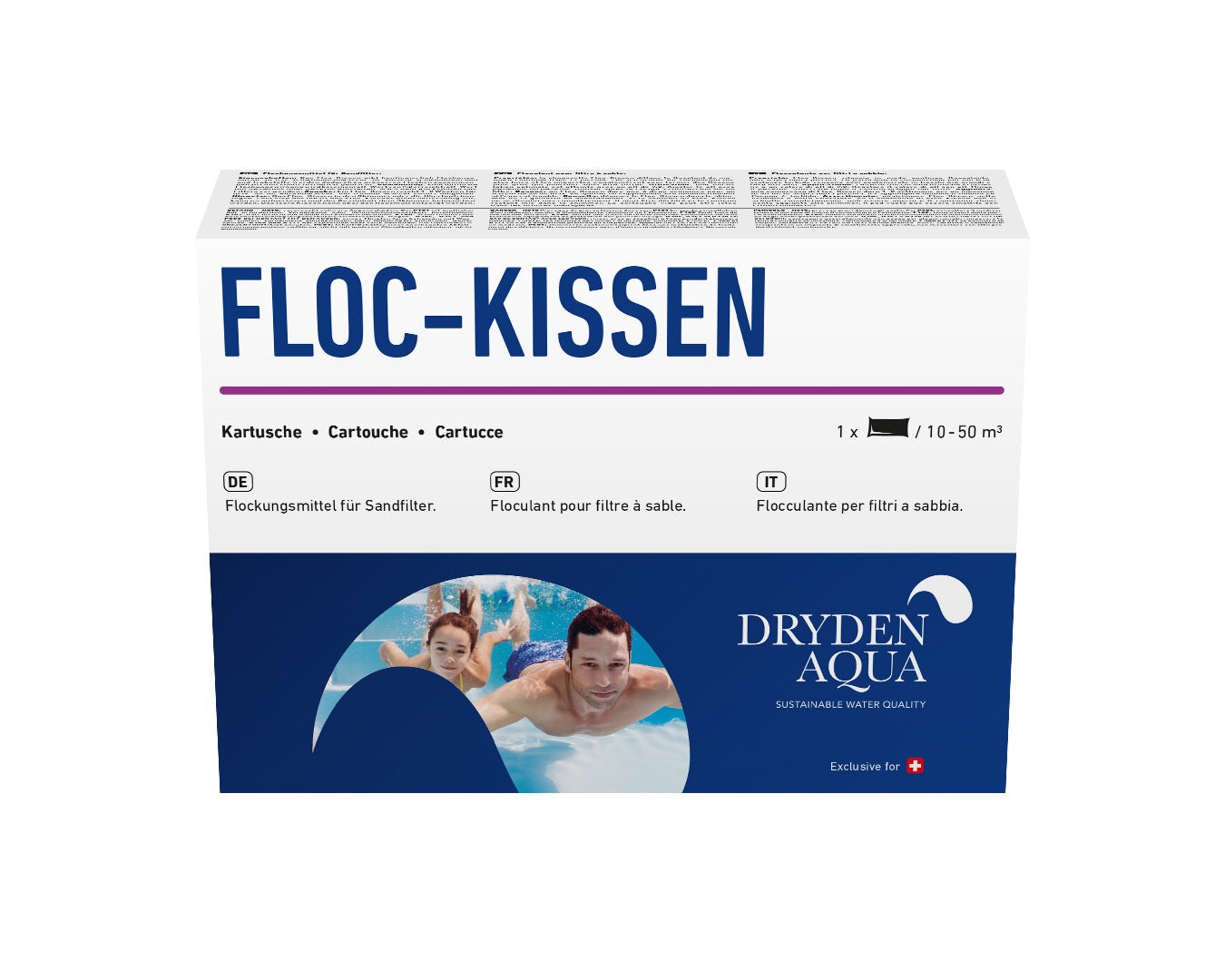 Dryden Aqua Flockkartuschen 1kg - 020030 - Benutzerdefiniertes Produkt - Pool Me Up