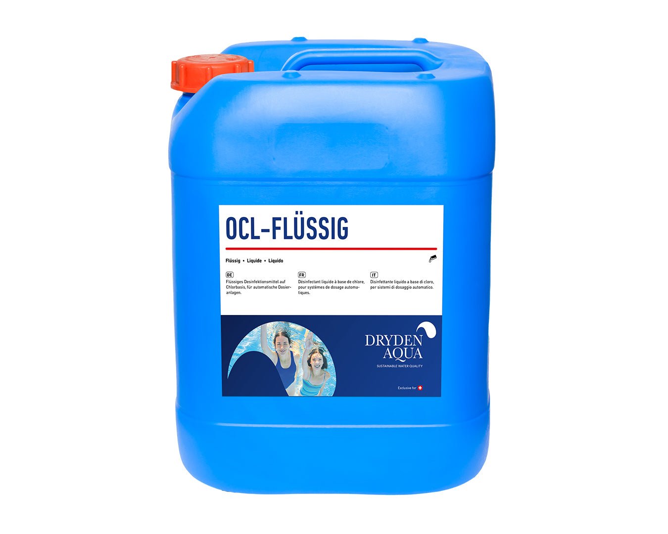 Dryden Aqua OCL 20 l / 25 kg Flüssigchlor - 024033 - Benutzerdefiniertes Produkt - Pool Me Up