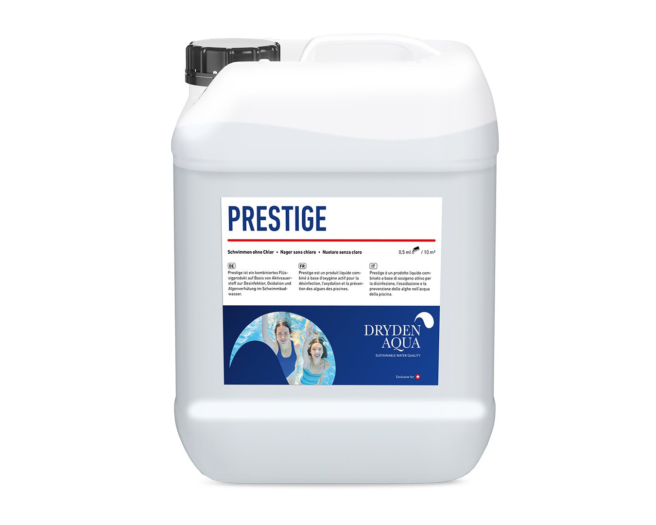 Dryden Aqua Prestige flüssig 19.5 l / 22 kg - 024011 - Benutzerdefiniertes Produkt - Pool Me Up